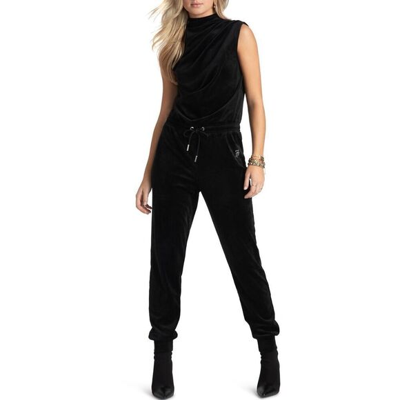 Juicy Couture Pants - Juicy Couture Sleeveless Velour Jumpsuit Size M